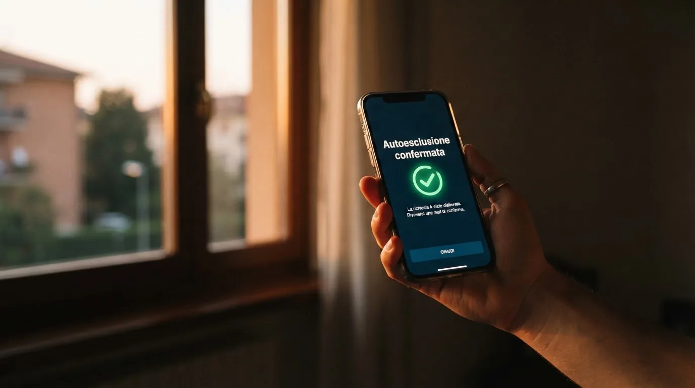 Mano che tiene uno smartphone accanto a una finestra, luce serale tranquilla — casino online con algoritmo unbiased