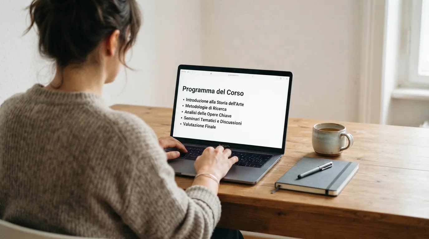 Persona davanti a un portatile che legge una pagina informativa sul gioco online in Italia — casino online sanremo